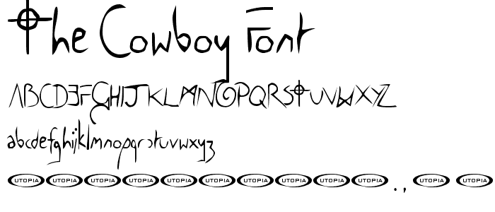 The Cowboy Font police